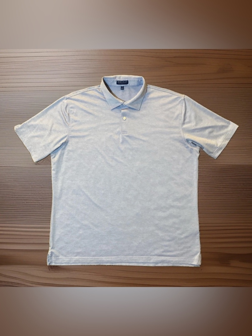 Peter Millar Crown Crafted Performance Jersey Polo XXL Shirt Light Blue Golf